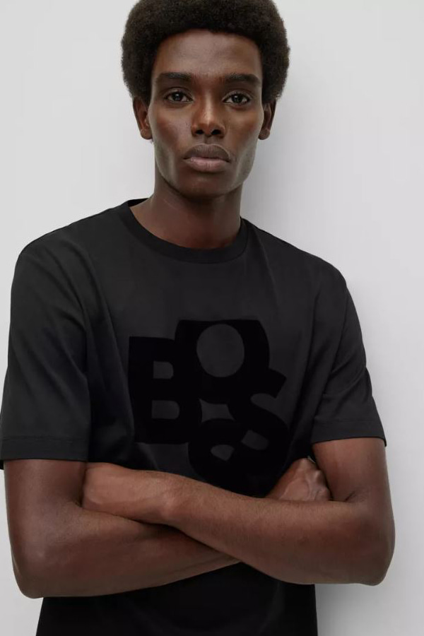 T-SHIRT BOSS - 002 BLACK